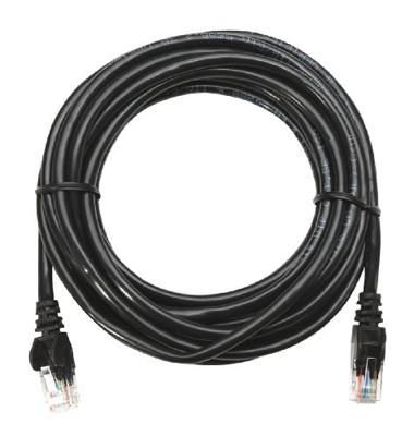 Intellinet 320771 RJ45 Netwerkkabel, patchkabel CAT 5e U/UTP 5.00 m Zwart 1 stuk(s)