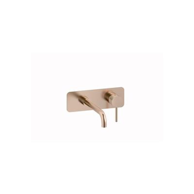 Plieger Roma ééngreeps inbouw wastafelkraan 21,9 cm, geborsteld rosé goud