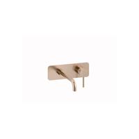 Plieger Roma ééngreeps inbouw wastafelkraan 21,9 cm, geborsteld rosé goud - thumbnail