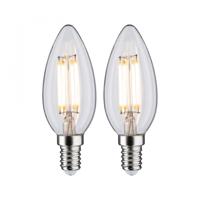 Paulmann 28788 LED-lamp Energielabel F (A - G) E14 4.5 W Warmwit (Ø x h) 35 mm x 98 mm 2 stuk(s) - thumbnail