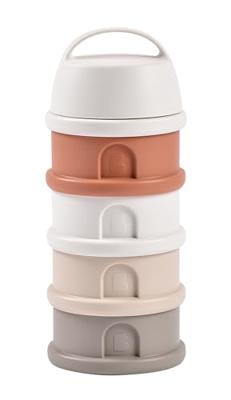 Melkdispenser met 4 vakken BEABA terracotta