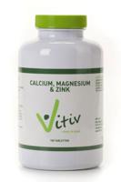 Vitiv Calcium magnesium & zink 180 Tabletten - thumbnail