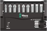 Wera 8100-9/TZ 05056161001 Bitset 10-delig Plat, Kruiskop Phillips, Kruiskop Pozidriv Torsion zone - thumbnail