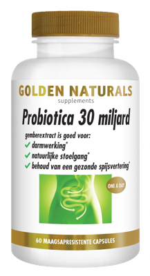Golden Naturals Probiotica Strong 30 Miljard 60Capsules