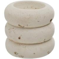 Theelichthouder Nordic - off-white - 6,5xØ7 cm - Leen Bakker - thumbnail