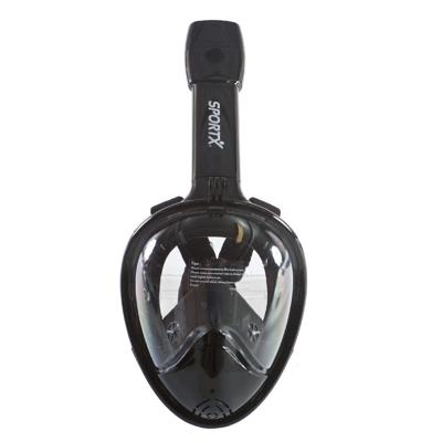 SportX Snorkelmasker volgelaat maat S/M zwart 2000016 SportX Snorkelmasker volgelaat maat S/M zwart 2000016