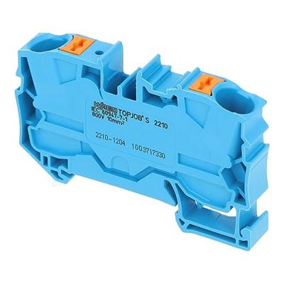 WAGO 2210-1204 Doorgangsklem 10 mm Push-In-klem Blauw 25 stuk(s)