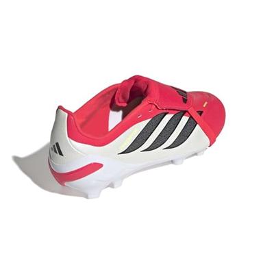 adidas Predator League FT Gras Voetbalschoenen (FG) Kids Rood Wit Zwart