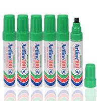 Viltstift artline 100 schuin 7.5-12mm groen | 12 stuks - thumbnail