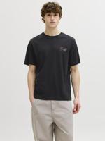 Jack & Jones Jjbali Tee Ss Crew Neck Print T-shirts 4889216 Black - thumbnail