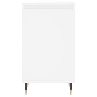 Dressoirs 2 st 40x35x70 cm bewerkt hout wit Dressoirs 2 st 40x35x70 cm bewerkt hout wit