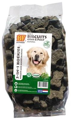 BF Petfood 3-in-1 Biscuits hondenkoekjes (naturel) 500 g