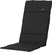 Madison - Tuinkussen Fiber De Luxe - Rib Black - 125x51 - Zwart - thumbnail