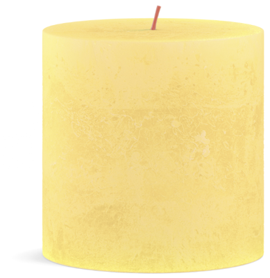 Bolsius rustiekkaars 100/100 sunny yellow