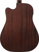 Ibanez AW247CE Artwood Weathered Black Open Pore elektrisch-akoestische westerngitaar - thumbnail