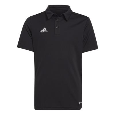 adidas Entrada 22 Polo Kids Zwart Wit adidas Entrada 22 Polo Kids Zwart Wit