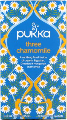 Pukka Three chamomile bio 20 Zakjes