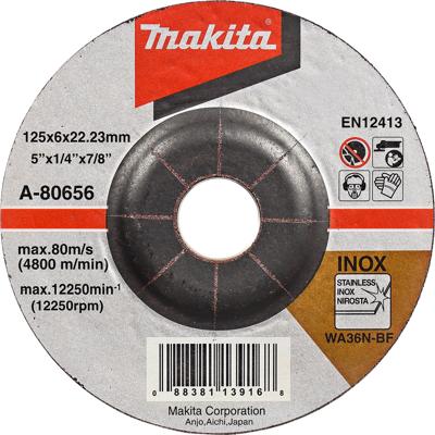 Makita Accessoires Afbraamschijf 125x6mm rvs - A-80656 - A-80656 Makita Accessoires Afbraamschijf 125x6mm rvs - A-80656 - A-80656