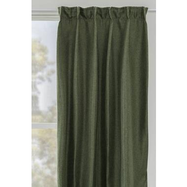 Gordijn Luca - groen - 140x280 cm (1 stuk)