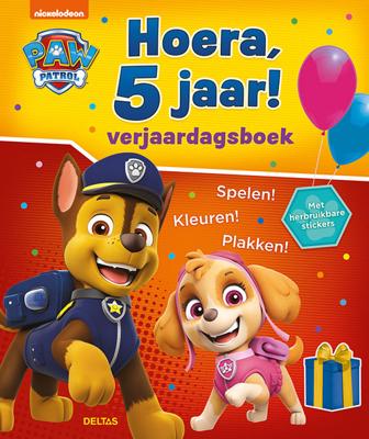 Deltas Paw patrol verjaardagsboek - hoera, 5 jaar!
