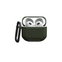 Urban Armor Gear Metropolis Case voor Apple AirPods (3e generatie 2021) Case [Draadloos opladen/Magnetische opladen compatibel/Status LED zichtbaar, afneembare karabijnhaak ] olijf - thumbnail