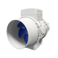 Blauberg Turbo-e-125t Buisventilator Met Nalooptimer - 280 M3/h - Aansluiting 125mm - thumbnail