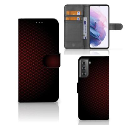 Samsung Galaxy S21 Plus | Telefoon Hoesje | Geruit Rood Samsung Galaxy S21 Plus | Telefoon Hoesje | Geruit Rood