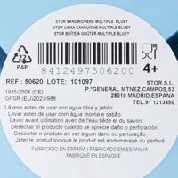 Broodtrommel Bluey Polypropyleen 19,5 x 16,5 x 6,7 cm 18 x 13,50 x 6 cm - thumbnail