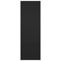 Tv-meubel 30,5x30x90 cm bewerkt hout zwart - thumbnail