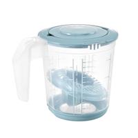 Keeeper Maatbeker 1L + citruspers blauw - thumbnail