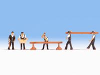 NOCH 15051 H0 Aan het werk figuren Geverfd, Staand - thumbnail