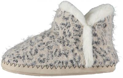 Apollo sloffen dames elastomeer/textiel beige/zwart Apollo sloffen dames elastomeer/textiel beige/zwart