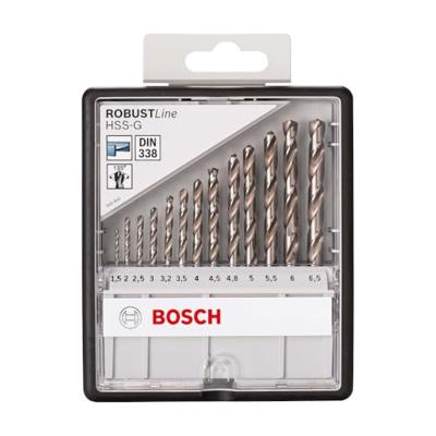 Bosch Accessoires 13-delige Robust Line metaalborenset HSS-G, 135° 1,5; 2; 2,5; 3; 3,2; 3,5; 4; 4,5; 4,8; 5; 5,5; 6; 6,5 mm, 135° 13st - 2607010538 - thumbnail