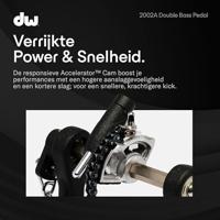DW 2002A Double Bass Drum Pedal - thumbnail