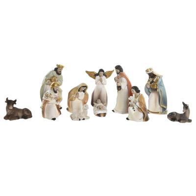 Kerststal set Home ESPRIT Multicolour Hars