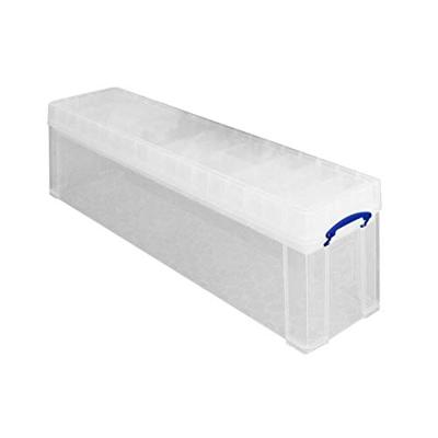 Really Useful Box opbergdoos 77 liter met 2 dividers, transparant