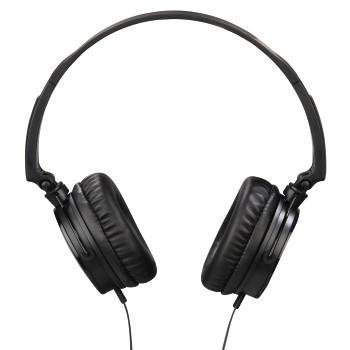 Thomson HED2207BK Koptelefoon On-ear Microfoon Vouwbaar Platte Kabel Zwart Thomson HED2207BK Koptelefoon On-ear Microfoon Vouwbaar Platte Kabel Zwart