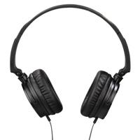 Thomson HED2207BK Koptelefoon On-ear Microfoon Vouwbaar Platte Kabel Zwart - thumbnail