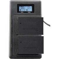 McoPlus Duocharger USB incl. 2x LP-E17 - thumbnail