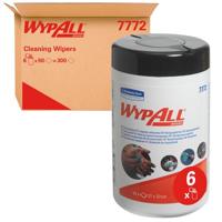 Reinigingsdoek wypall bus 1laags 6x50 vel groen - thumbnail