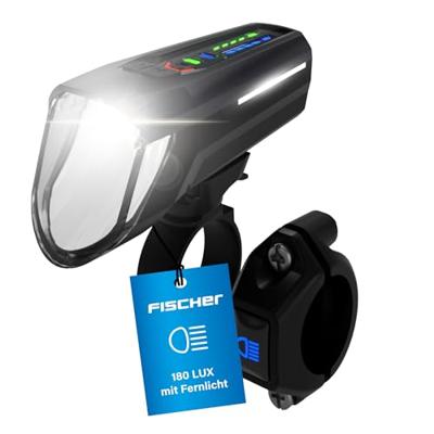 FISCHER FAHRRAD Koplamp LED werkt op batterijen Zwart FISCHER FAHRRAD Koplamp LED werkt op batterijen Zwart