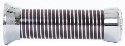 Vicma rubber handvat rubber grip chrome with black rings