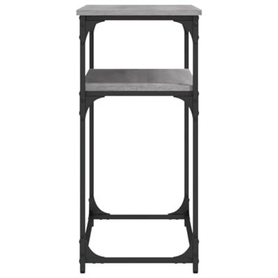 Wandtafel 100x35,5x75 cm bewerkt hout grijs sonoma eikenkleurig Wandtafel 100x35,5x75 cm bewerkt hout grijs sonoma eikenkleurig