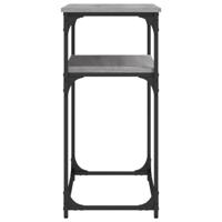 Wandtafel 100x35,5x75 cm bewerkt hout grijs sonoma eikenkleurig - thumbnail