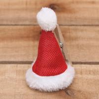 Bonbon doosjes - Chocolade doosje - Kerstmuts op knijper - 24 stuks - thumbnail