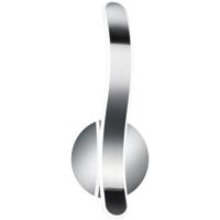 LED Wandlamp 11W - Dimbaar Natuurlijk Wit 4000K - Chroom Rechthoek - thumbnail