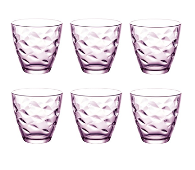 Bormioli Glazen Flora Roze 250 ml - 6 Stuks Bormioli Glazen Flora Roze 250 ml - 6 Stuks