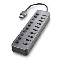 USB-HUB NGS IHUB10 Grijs - thumbnail