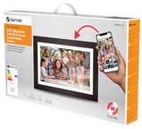 Denver PFF1543DW Digitale WiFi-fotolijst 39.6 cm 15.6 inch Energielabel: D (A - G) 1920 x 1080 Pixel 16 GB Hout (donker) - thumbnail