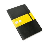 Notitieboek Moleskine large 130x210mm ruit 5x5mm soft cover zwart - thumbnail